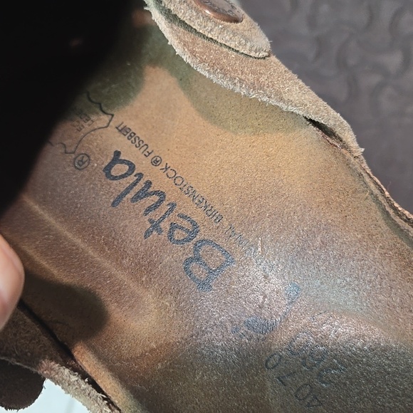 Betula By Birkenstock Women Boston Clog mule Leather Shoes sz 40/9 Narrow - Picture 14 of 15